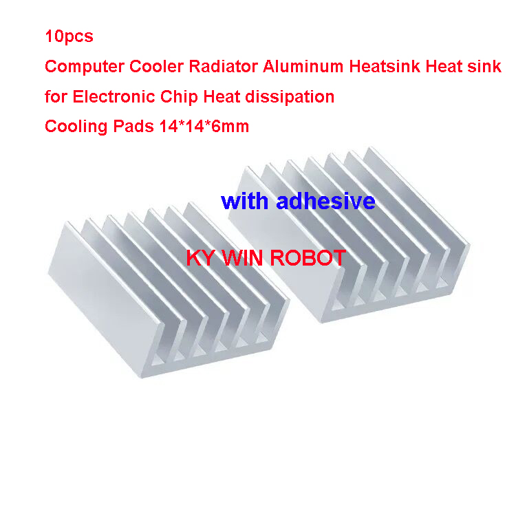 Heatsink - 10 Buah Pendingin Radiator Aluminium Mini