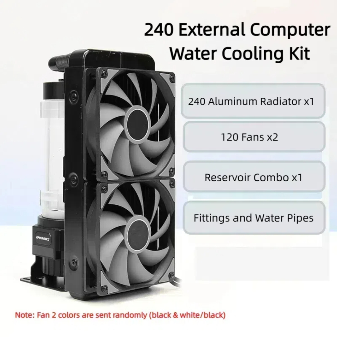 Kit Radiator Aluminium 240 unt - External Radiator Water Cooling Kit ulasan dan harga