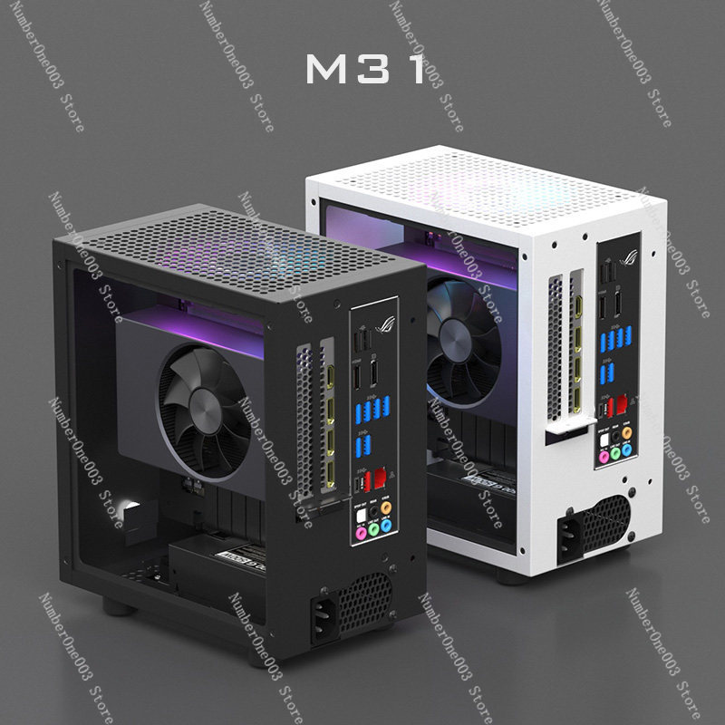 Casing Komputer Mini ITX M21 / - Aio Liquid Cooler ulasan dan harga